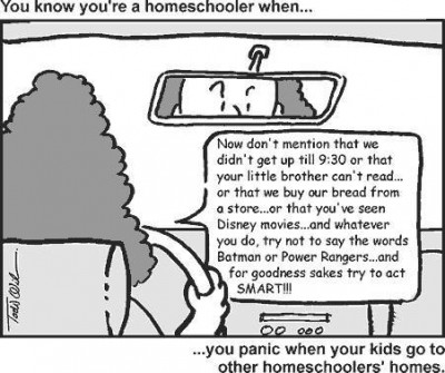homeschooler cartoon
